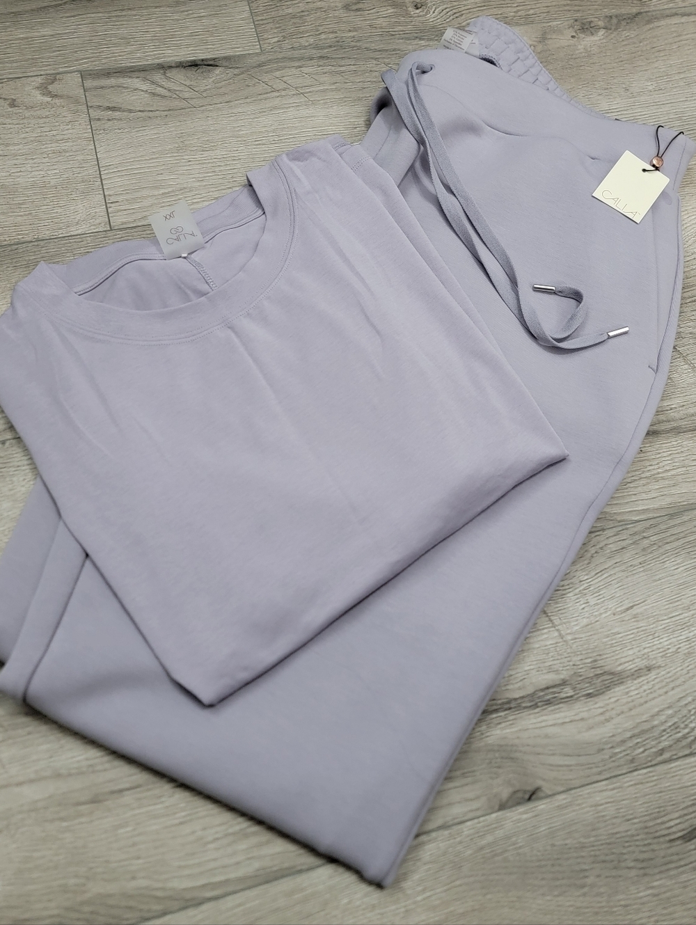 Lavender Track Pants & Sweatshirt Set - Women's Jogger Lounge Set